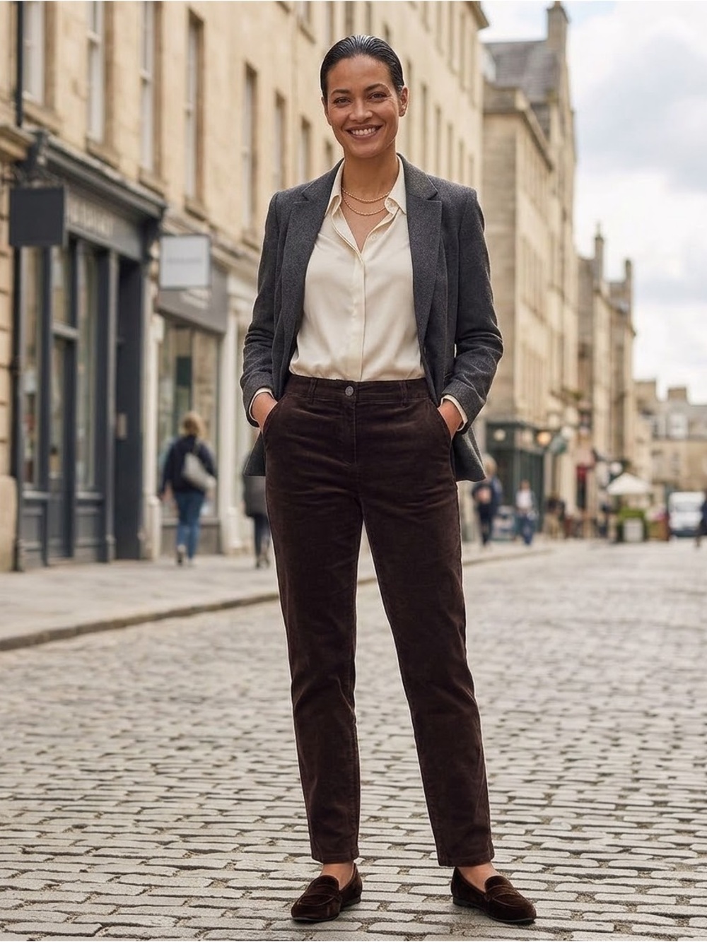 J. Crew Dark Brown Corduroy Pants